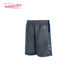 Mitchell&Ness独行侠03-04年AU球员版复古篮球裤刺绣运动短裤NBA