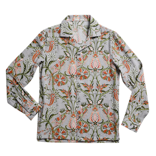 ucla 2016新款夏季 男装时尚休闲 丝光棉印花 翻领短袖t polo衬衫