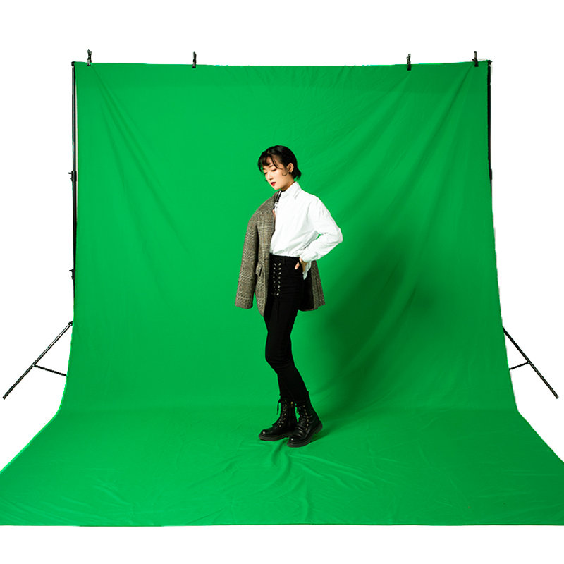 抠图3*6米摄影布绿布直播影视幕布