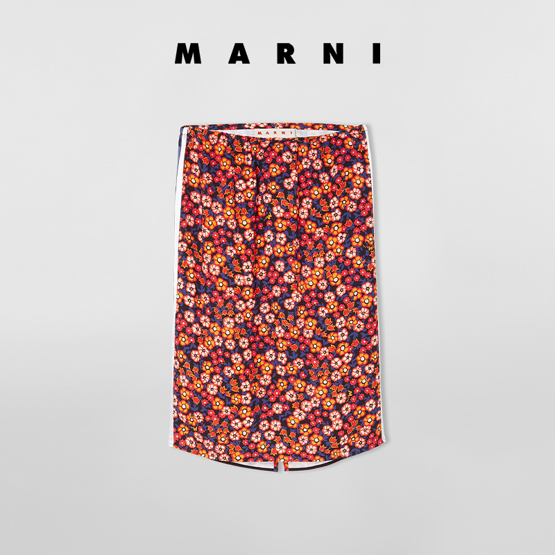 MARNI 经典款女士Pop Garden复古碎花半身裙|ruв категории Женская одежда, юбка - от Buy2taobao.com для оказания профессиональной услуги покупки агента Taobao