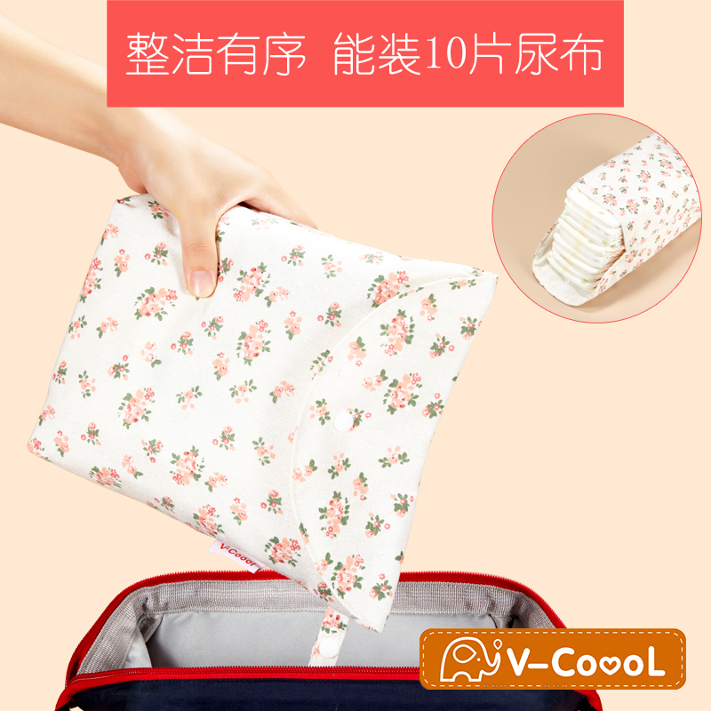 V-COOOL收纳袋拎包推车挂子尿不湿布片整理宝宝外出便携萌趣可爱|ruв категории подгузник/шампунь/вскармливать/тележка кроватью, спальный мешок/мат/подушка/кровать, пеленки мешок/кровати висит сумка - от Buy2taobao.com для оказания профессиональной услуги покупки агента Taobao