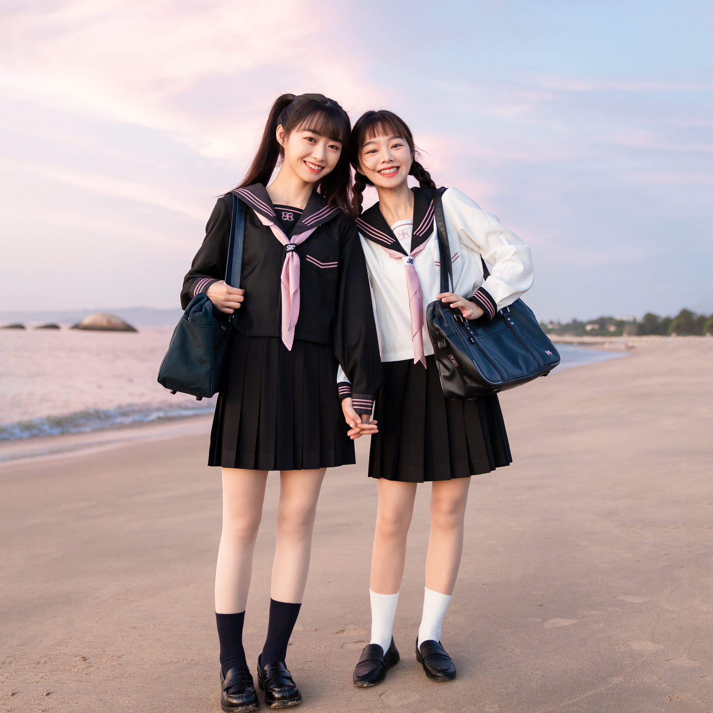 猫屿jk制服正版昭悦女子日系学院风刺绣原创正统基础款水手服套装