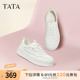 TATA他她女鞋2025年小白鞋时尚休闲鞋板鞋新款厚底鞋子CWV01BM5