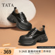 TATA他她厚底小皮鞋女松糕底单鞋女春季新款制服鞋JK鞋CCJ03AM5