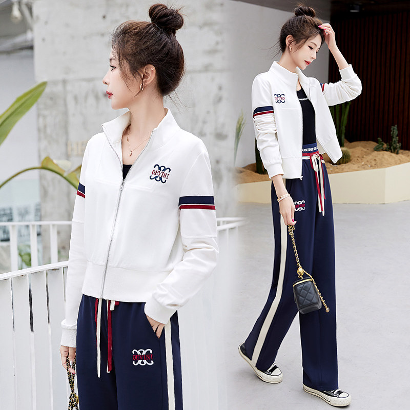 早春季卫衣休闲运动服套装女2023新款春秋韩剧两件套时尚洋气时髦