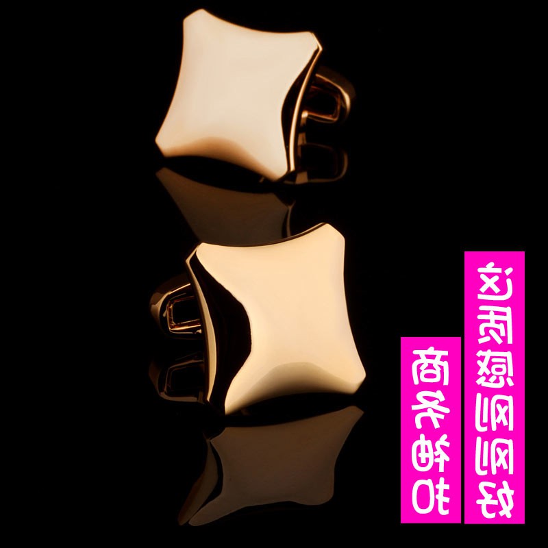 2019 Cufflinks man French business affairs leisure time Cuff customized golden cufflinks high-grade New productsin the Accessories/Leather belt/Hat/Muffler , Cufflink category - from Buy2taobao.com to provide professional Taobao agent buy service