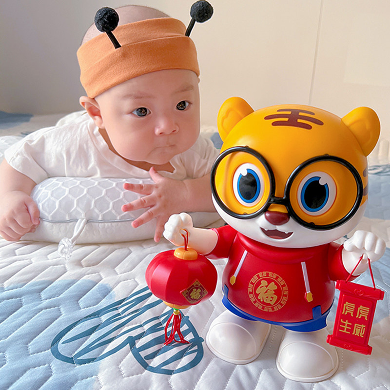 婴儿早教益智跳舞玩具练习抬头训练新生宝宝0一1到二半岁6六3个月