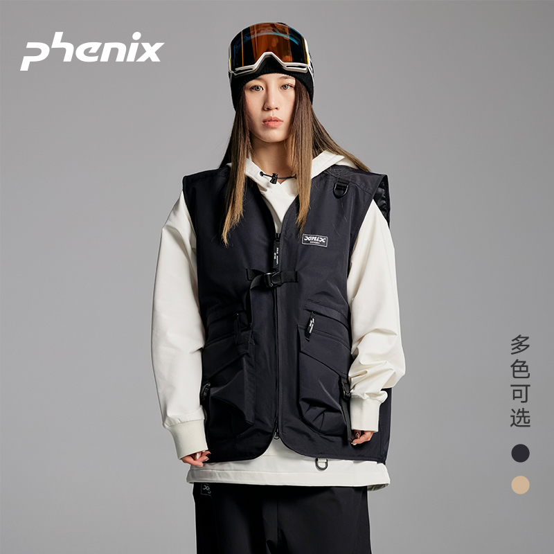 phenix菲尼克斯 X-NIX 男女款单板滑雪马甲梭织防水保暖PCFU2VE80