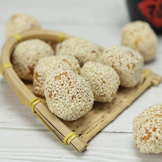 闽南特产永春永盛麻粩麻枣珍珠花生酪麻酪酥泉州茶点手工麻佬球