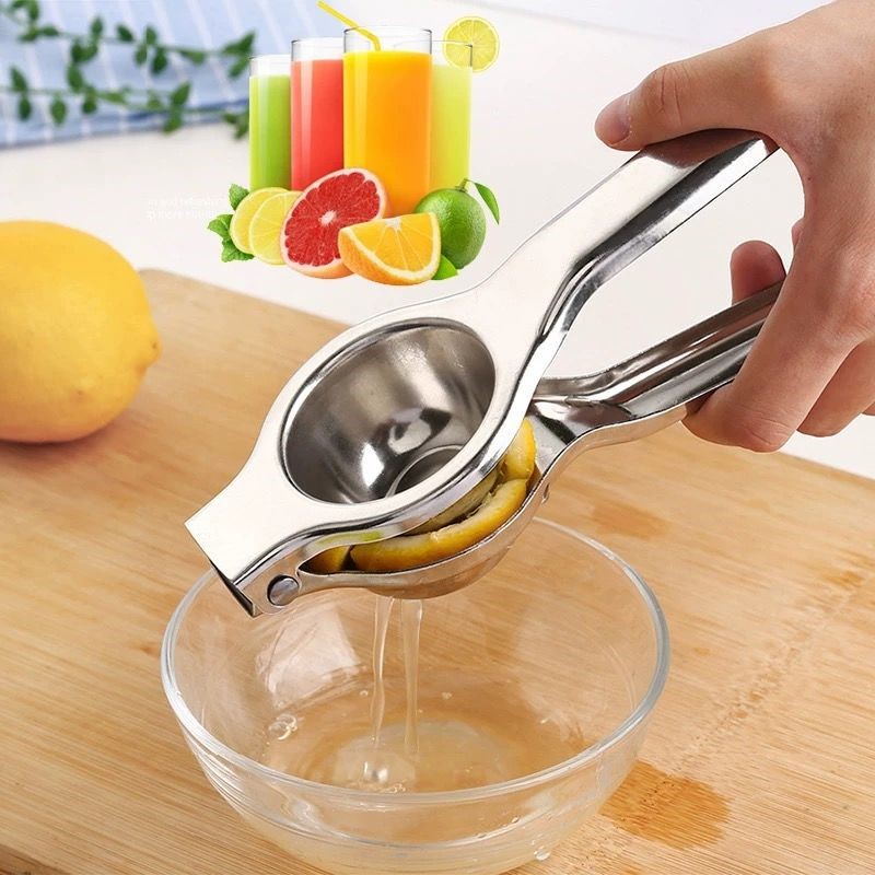 不锈钢手打柠檬茶工具家用手压式橙子夹子迷你小型果汁机