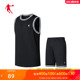 中国乔丹篮球服套装男款2024夏季新款透气速干两件套短裤T恤男装