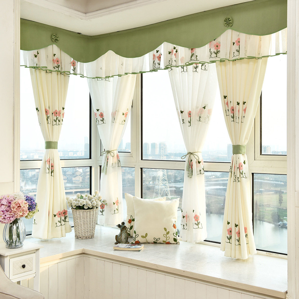 韩式田园窗帘