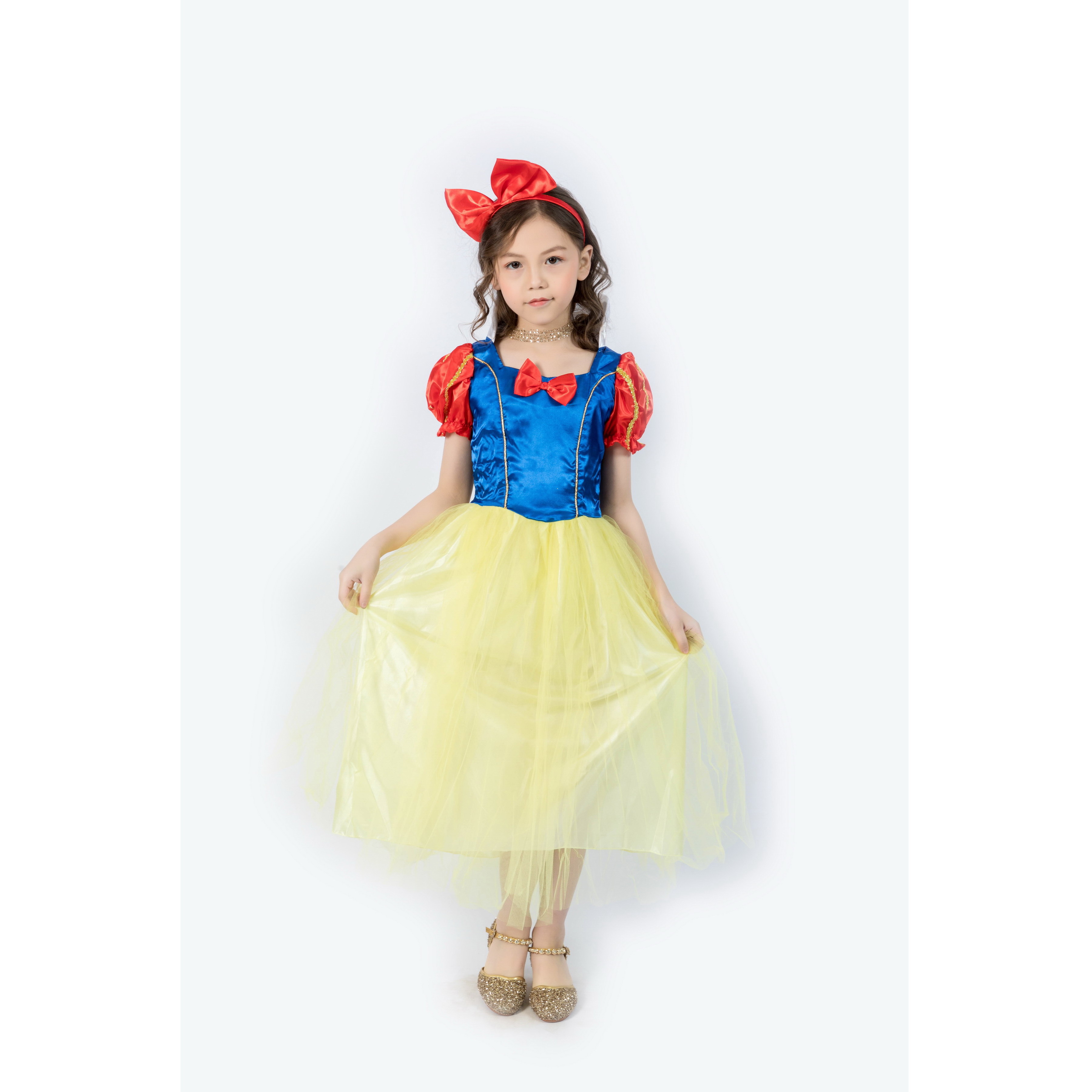 元旦圣诞儿童装扮服表演演出聚会派对白雪公主 迪士尼(送头饰)