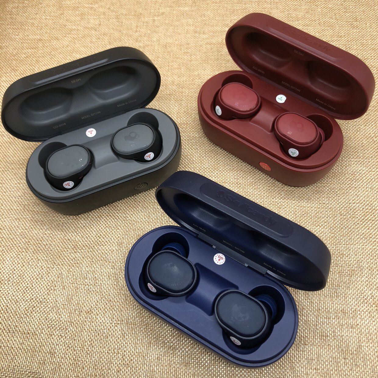 骷髅头skullcandy sesh真无线蓝牙5.0入耳式跑步运动耳机
