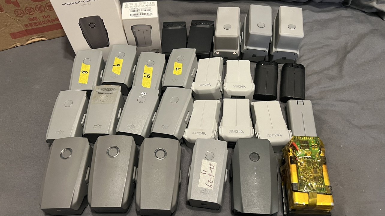 大疆无人机电池饿死维修鼓包换电芯改装高容量 更换原厂电芯