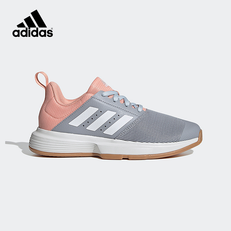 adidas阿迪达斯夏季新款羽毛球鞋轻便防滑鞋子减震透气男女运动鞋