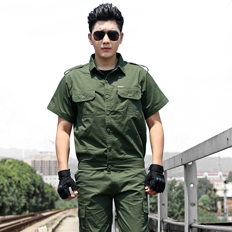 迷彩服套装男陆军短袖作训服户外男士作战战术工作服夏季新式军装