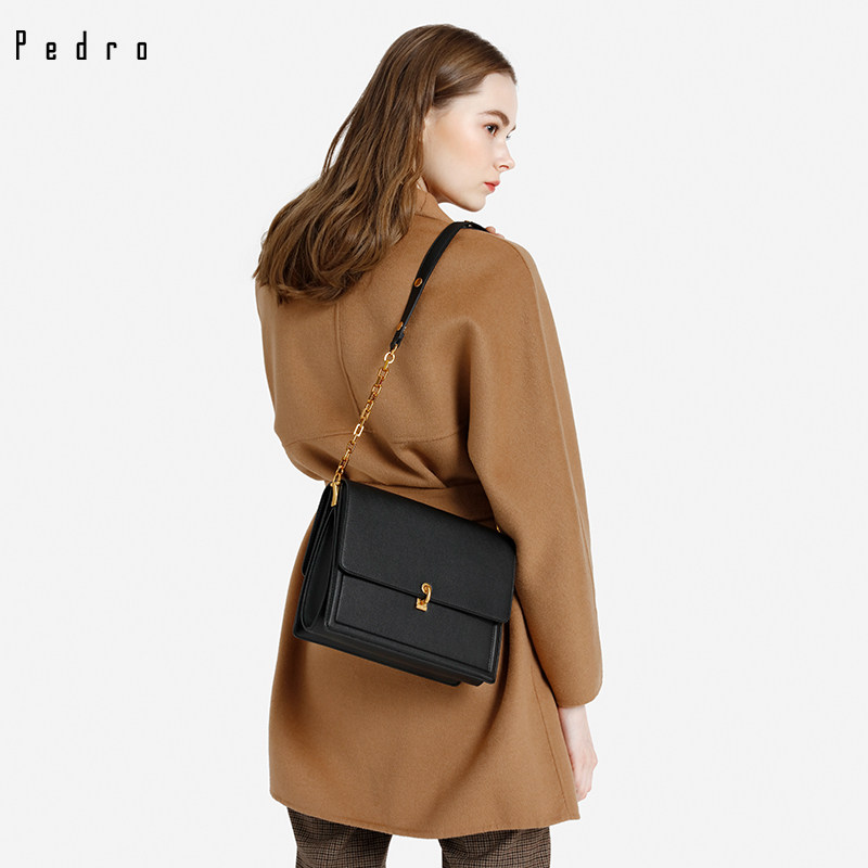 pedro 女士pw2-76100063通勤风双面开合单肩包链条包