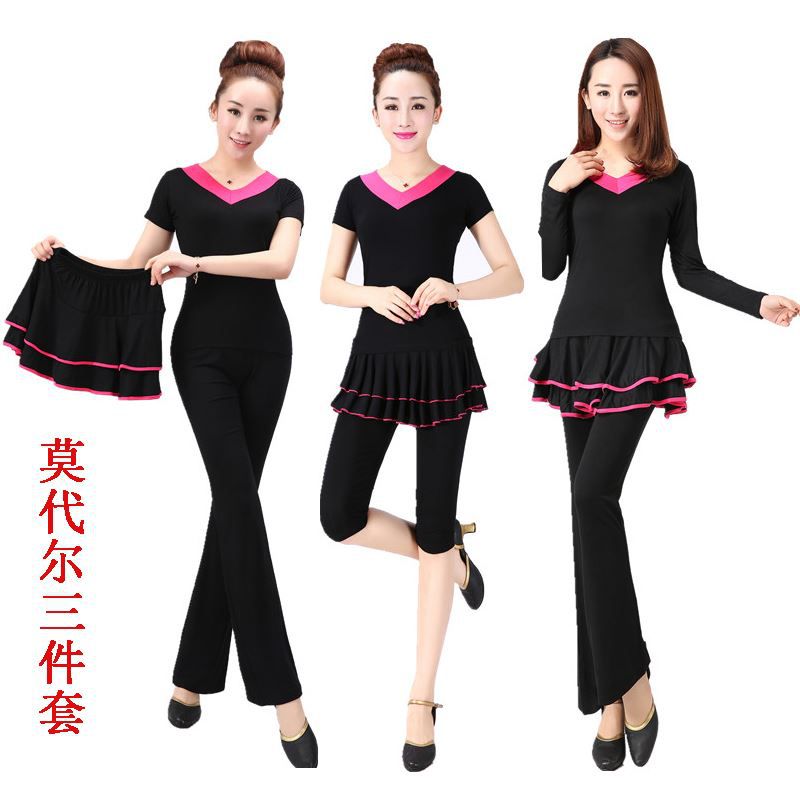 运动修身高档服装拉丁舞裙扇子成人舞蹈服民族风裙子健美操练功服|ruв категории Женская одежда, костюм/национальная одежда/театр костюм, национальная одежда/этап погрузки - от Buy2taobao.com для оказания профессиональной услуги покупки агента Taobao