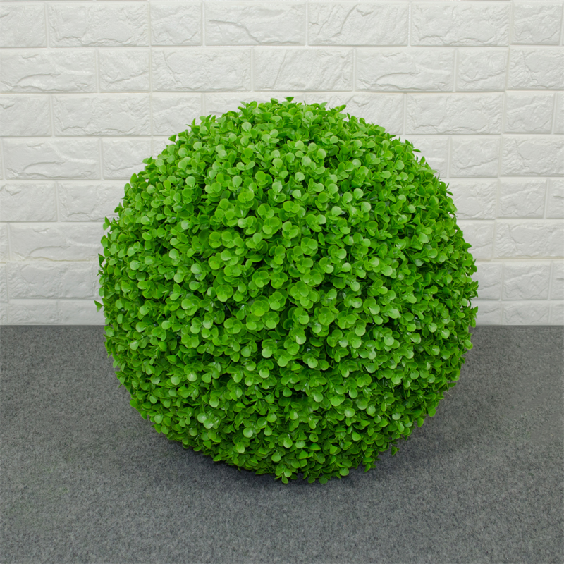 仿真花艺尤加利草球米兰花球绿色假植物苔藓挂饰软装饰品落地摆件