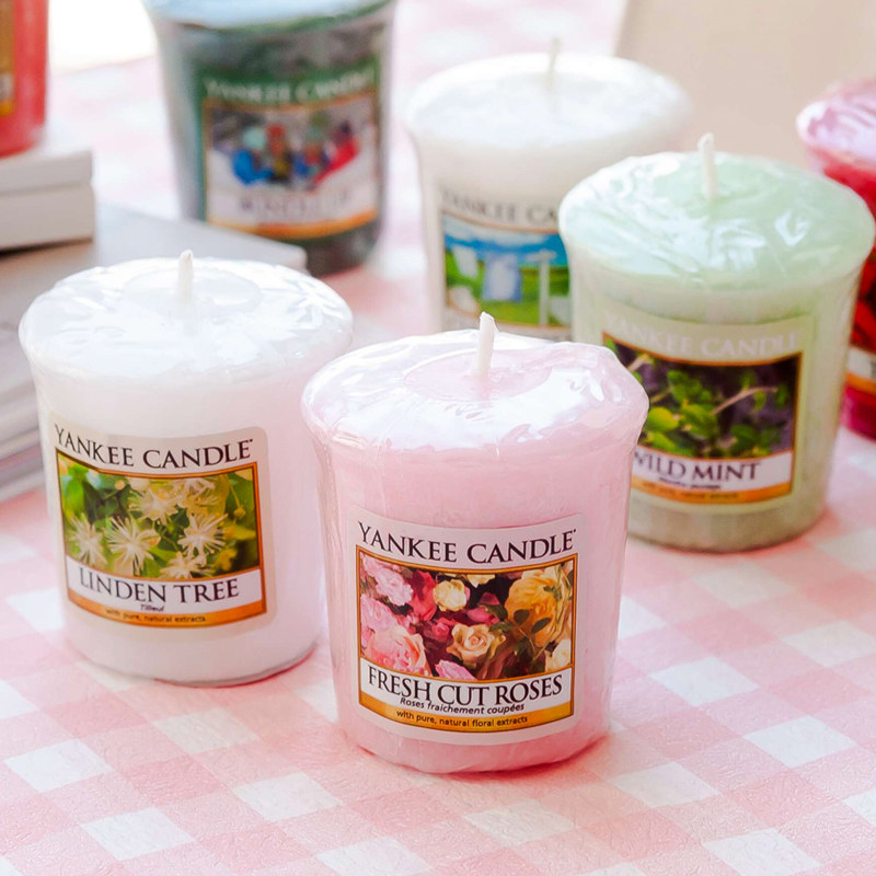 yankee candle扬基蜡烛香氛许愿烛 香薰精油无烟浪漫烛光表白蜡烛