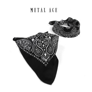 gosh腰果花头巾男街头女潮街舞个性薄款辣妹包头方巾运动头带发带