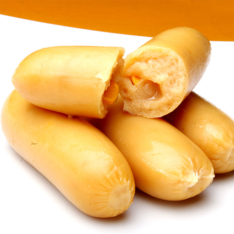 特价qq香肠_奥锦奇玉米肠大根热狗肠弹脆皮粗路边摊炸串火腿肠qq整箱