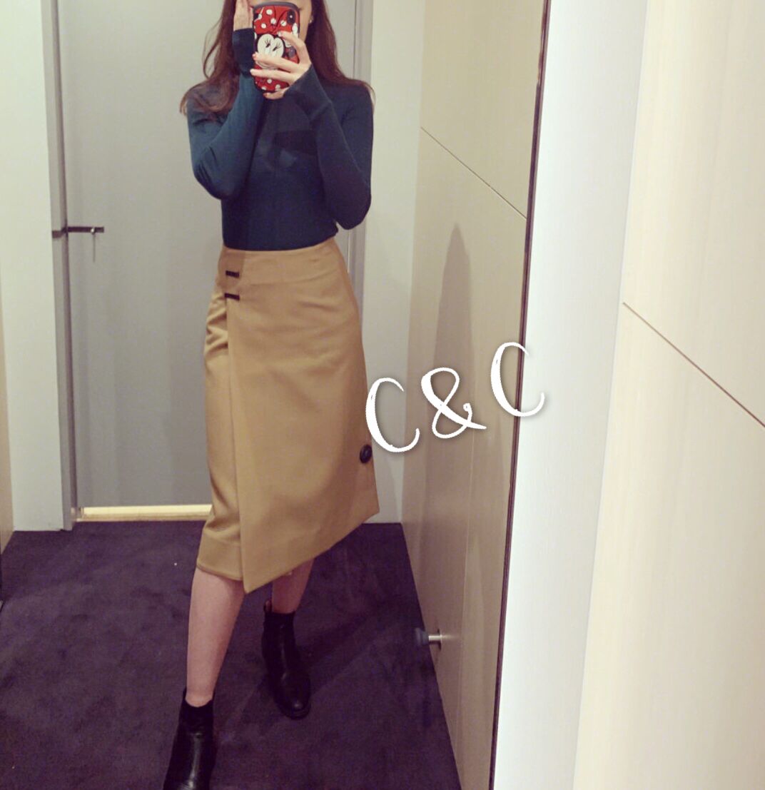 50折美国官网cos CLIP-BUCKLE WRAP SKIRT 带扣羊毛围裹式半身裙|ruв категории Женская одежда, юбка - от Buy2taobao.com для оказания профессиональной услуги покупки агента Taobao