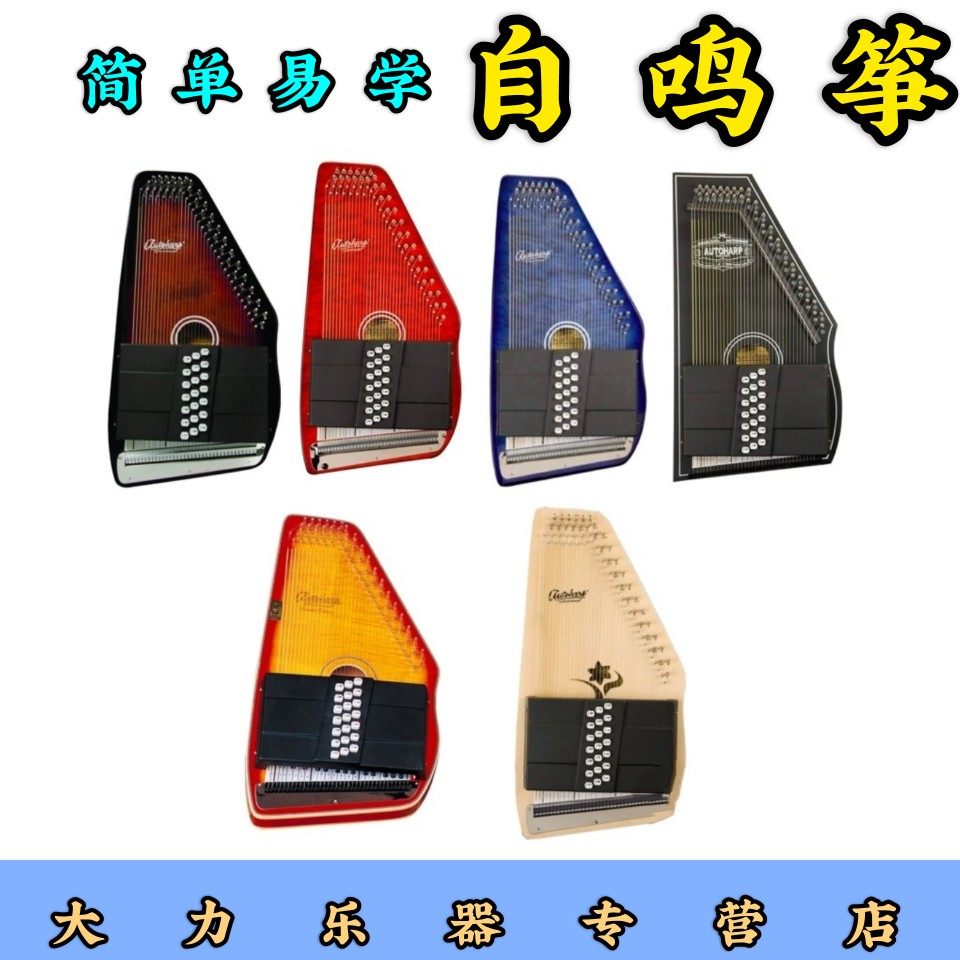 爱尔兰oscar竖琴自鸣筝里拉索尔特里autoharp成人儿童琴包邮