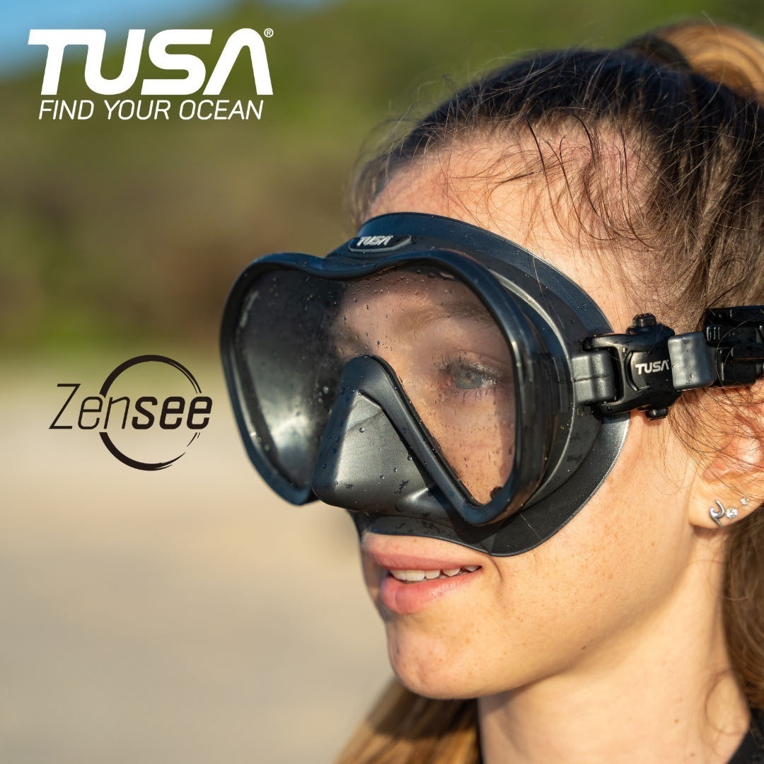 TUSA  M1010潜水面镜水肺浮潜深潜面罩小脸大视野低容积新款UV420