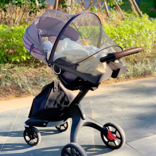 Stokke Xplory V6 Beat定制全罩式蚊帐婴儿车防蚊罩mima睡篮通用