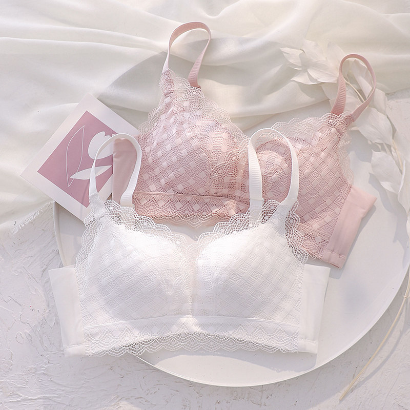 歌姿婷旗舰店的优惠券大全—白色内衣女小胸聚拢收副乳防下垂无钢圈