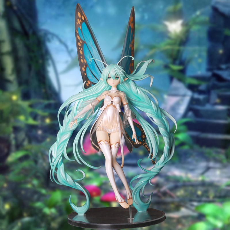 原创正版蝴蝶姬手办蝴蝶音模型动漫二次元美少女机箱摆件公仔礼物