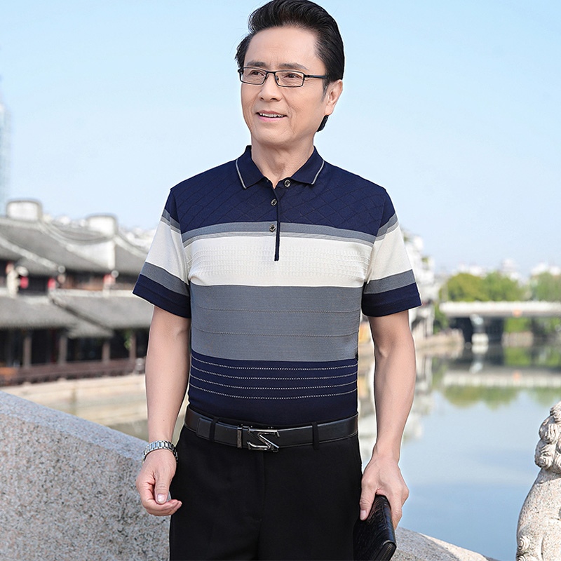 穿上就会喜欢的中年男士保罗polo衫