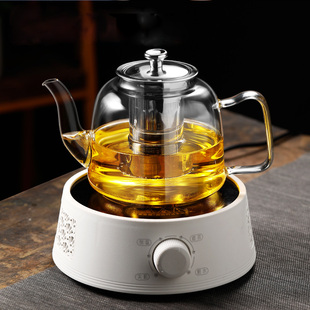 煮茶器家用全自动电陶炉煮茶壶大容量耐高温加厚过滤全玻璃煮水壶