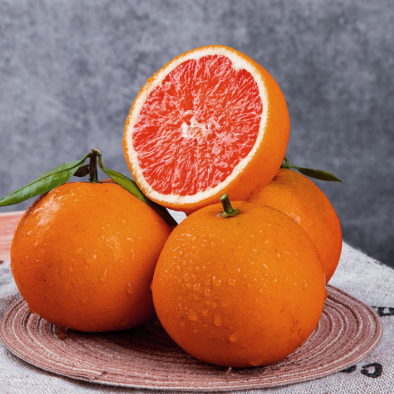 热销卡拉卡拉红肉脐橙_血橙当季水果新鲜现摘红肉脐橙10斤江津卡