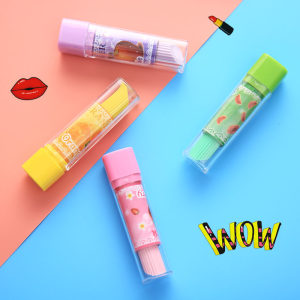 小学生幼儿园开学礼可爱创意口红橡皮擦送同班同学生日小礼物奖品