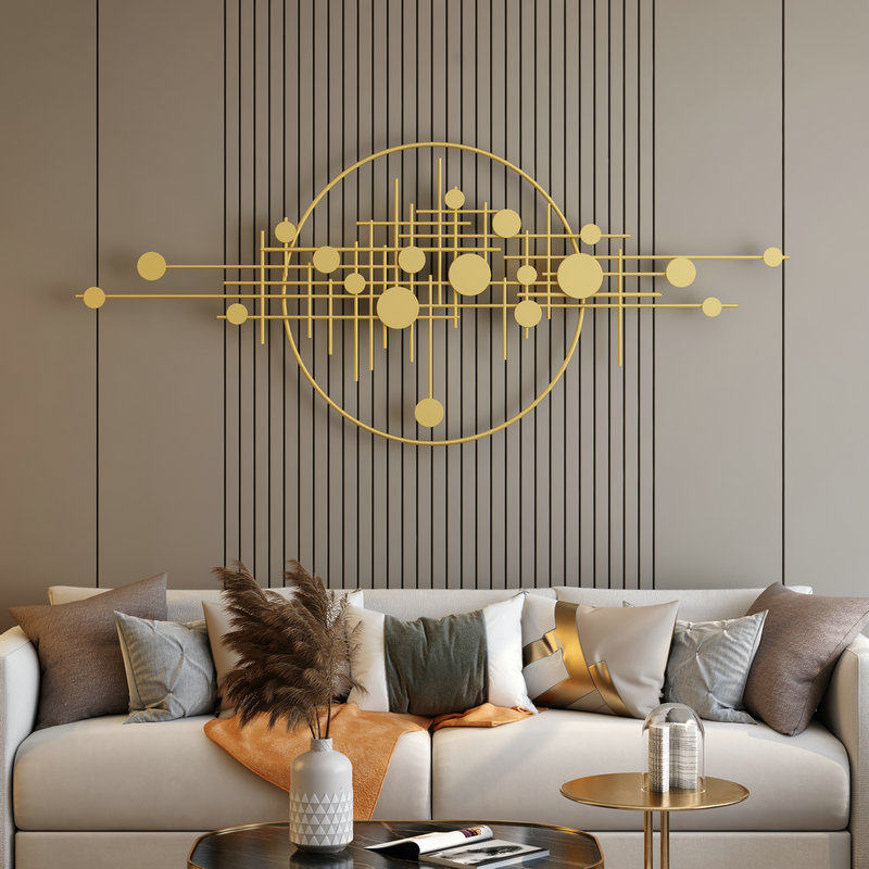 壁饰铁艺挂饰客厅沙发背景墙挂件餐厅轻奢墙面装饰卧室床头装饰品