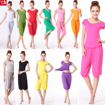 Spring and summer leisure time motion dance Yoga suit suit 2019 new pattern Self cultivation Short sleeved jacket full marks Knickersin the Sports/Yoga/Fitness/Fans supplies , Yoga , Yoga clothes category - from Buy2taobao.com to provide professional Taobao agent buy service