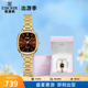 依波手表女复古小金表女款时尚轻奢石英表女表高级感毕业礼物5165