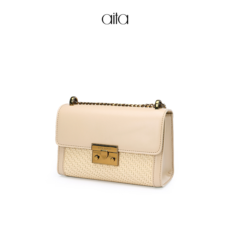 AITA2022夏季新款单肩包编织女包斜挎信封包女ins简约小方包|msdalam kategori Beg kulit/wanita/beg lelaki, beg Ms. - dari Buy2taobao.com untuk memberikan perkhidmatan ejen Taobao profesional membeli