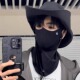 防晒面罩男士夏季户外骑行护颈脖套钓鱼新款立体透气遮阳口罩男