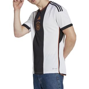 Adidas阿迪达斯男世界杯德国队球迷版主场修身足球短袖球衣HJ9606