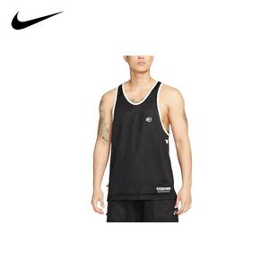 Nike耐克男装篮球大logo无袖T恤训练健身运动背心DX0334-010