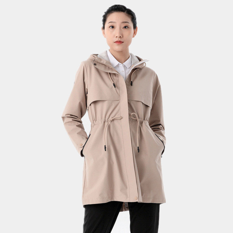 探路者风衣女春夏户外防水透湿