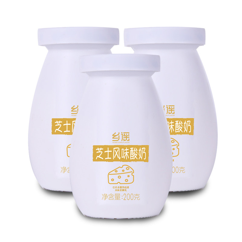 乡谣芝士口味200g12瓶装常温酸奶工厂直发新鲜牛奶发酵