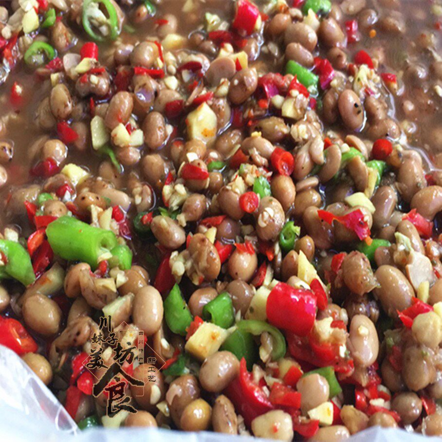 水豆豉 四川特产 宜宾 四川水豆豉 麻辣 咸菜 水豆豉下饭菜500g瓶