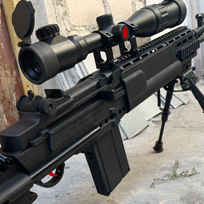 省10元 scar突击枪水弹枪连发电动玩具真人成人cs仿真男孩水晶弹冲锋