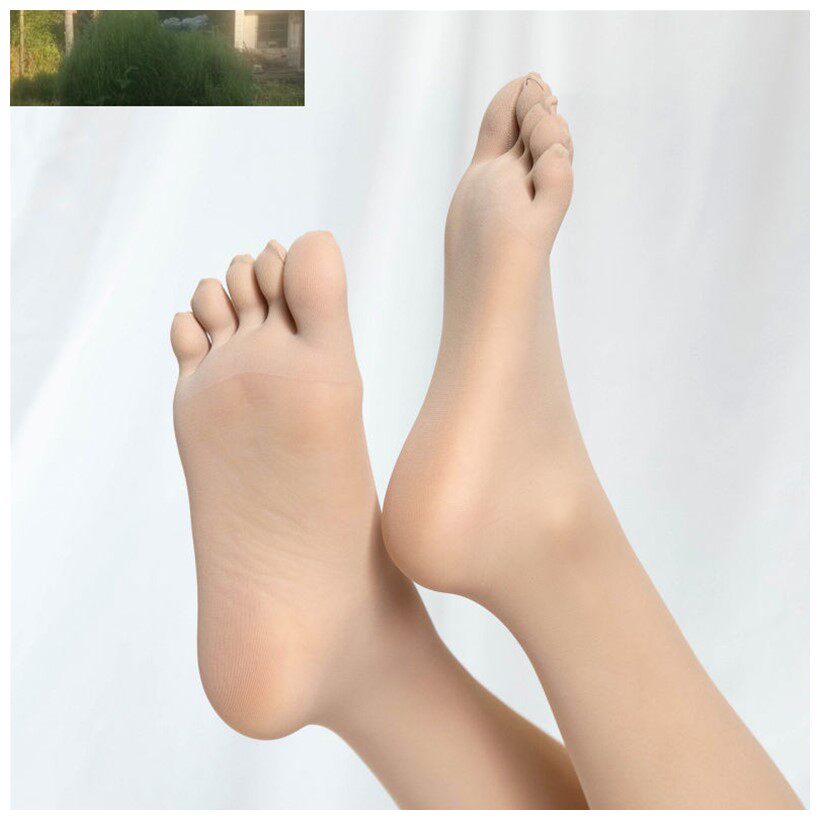 wtp 新款日系超薄哑光不反光天鹅绒五指丝袜女五趾袜分趾连裤袜子