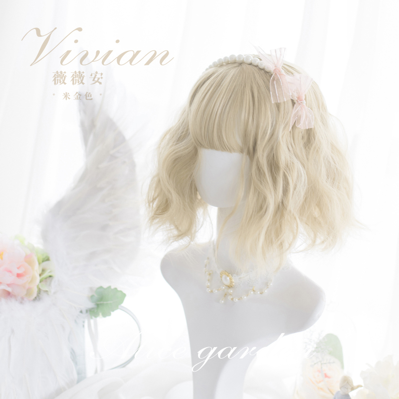 Alicegarden Short hair Wavey Vivian >Harajuku Soft sister daily lolita Wigin the Play mode/Anime/Periphery/cos/Board games , Quadratic element Lolita, Lolita Wigs category - from Buy2taobao.com to provide professional Taobao agent buy service